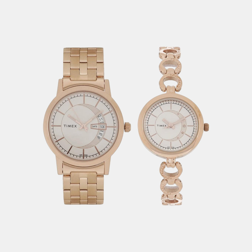 Timex Round Silver Analog watch