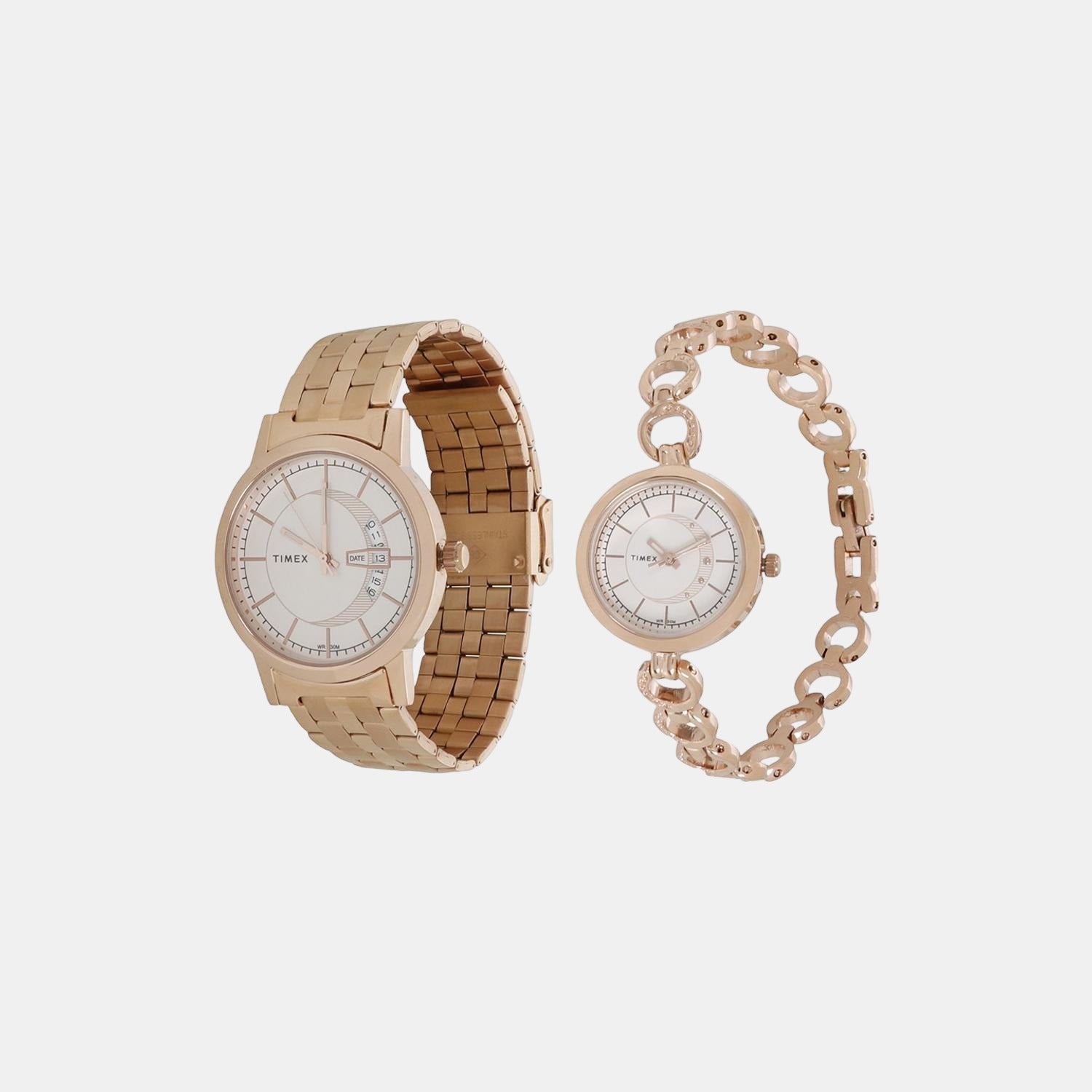 Timex Brass Round watch