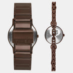 Timex Unisex Round Rose Gold watch