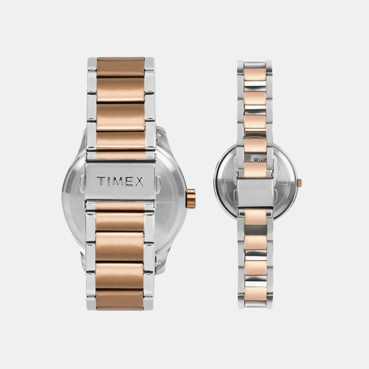 Timex Couple Round Blue watch