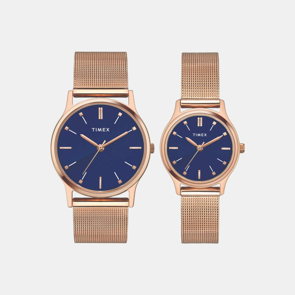Timex Round Blue Analog watch