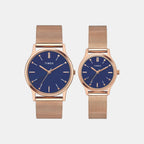Timex Round Blue Analog watch
