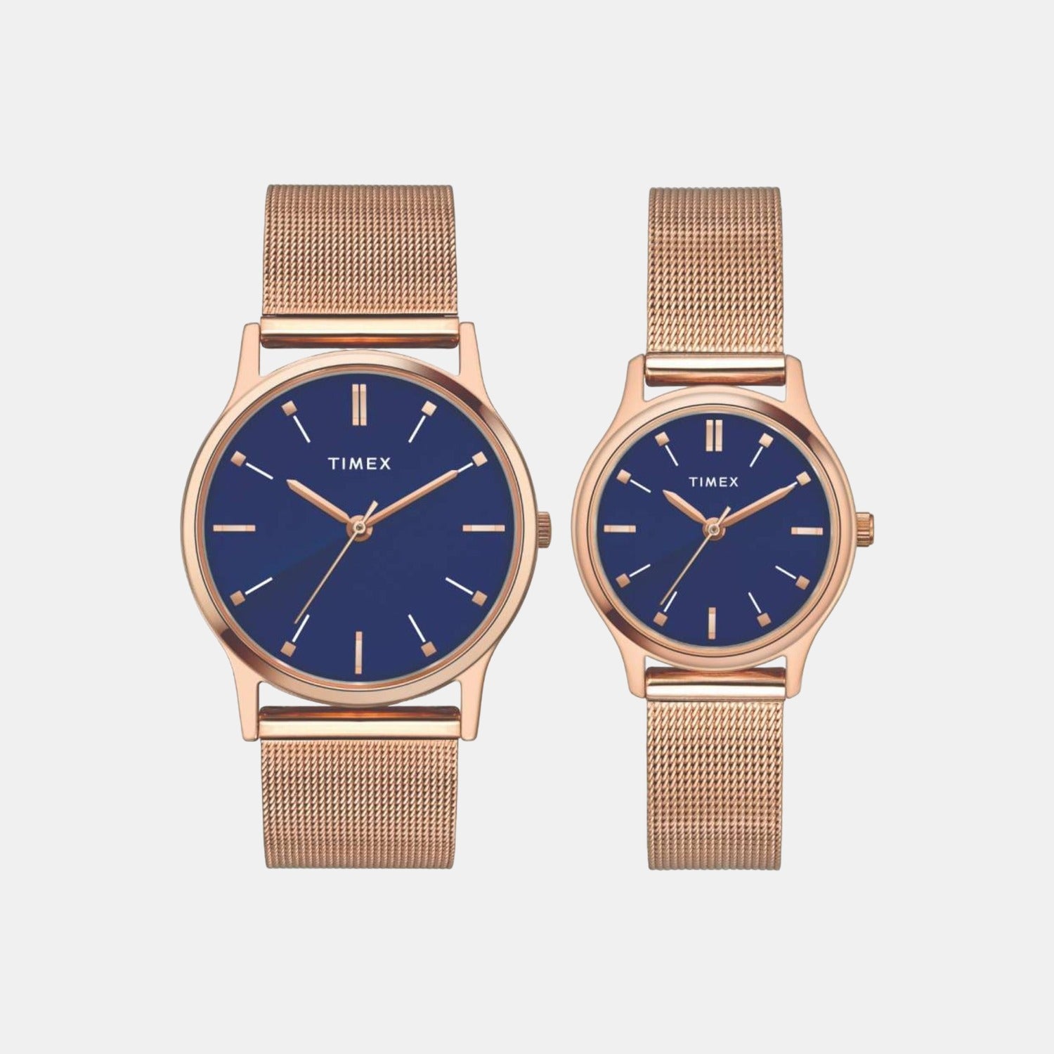 Timex Round Blue Analog watch