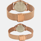 Timex Couple Round Blue watch