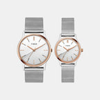 Timex Round Silver Analog watch