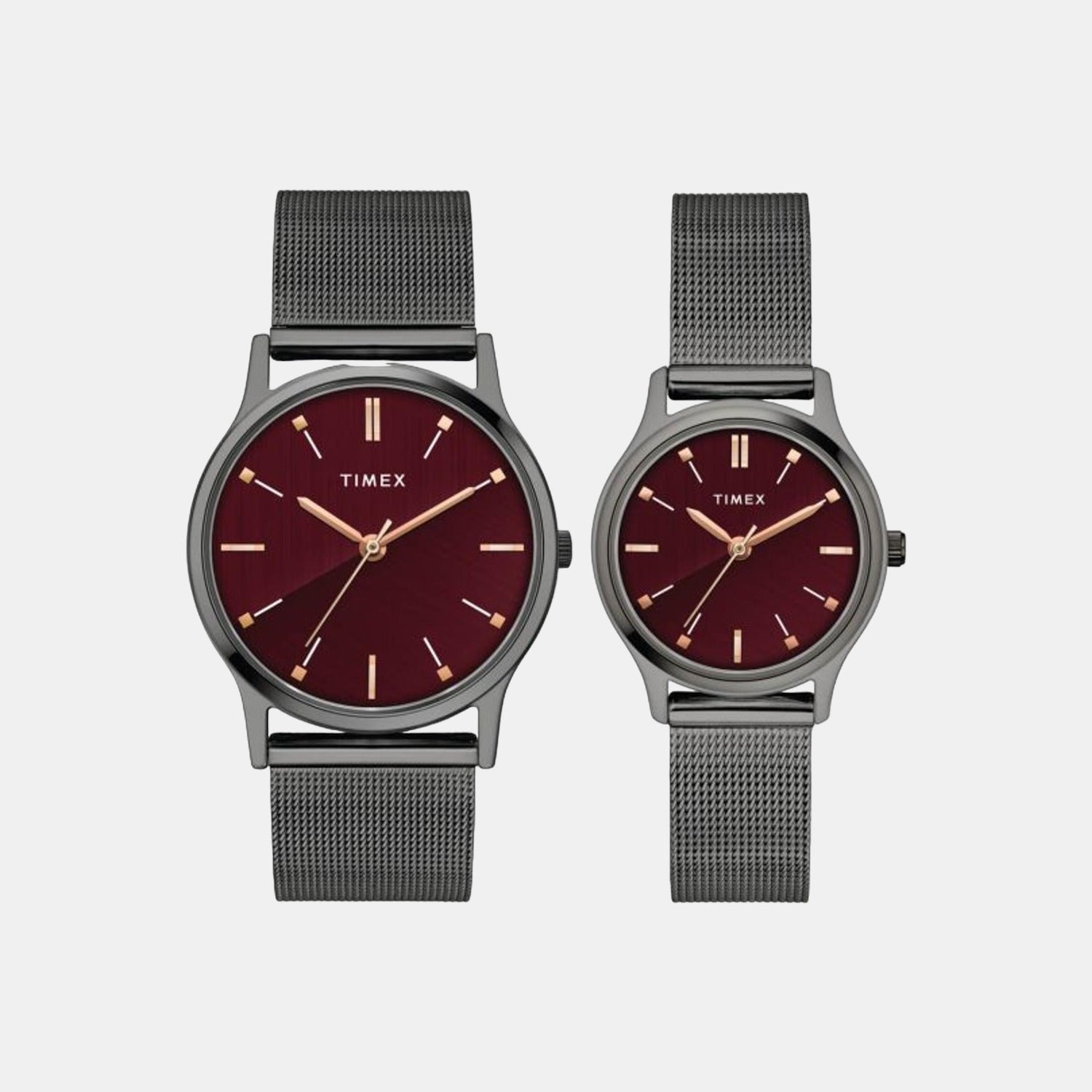 Timex best sale gunmetal watch