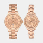 Timex Round Rose Gold Analog watch