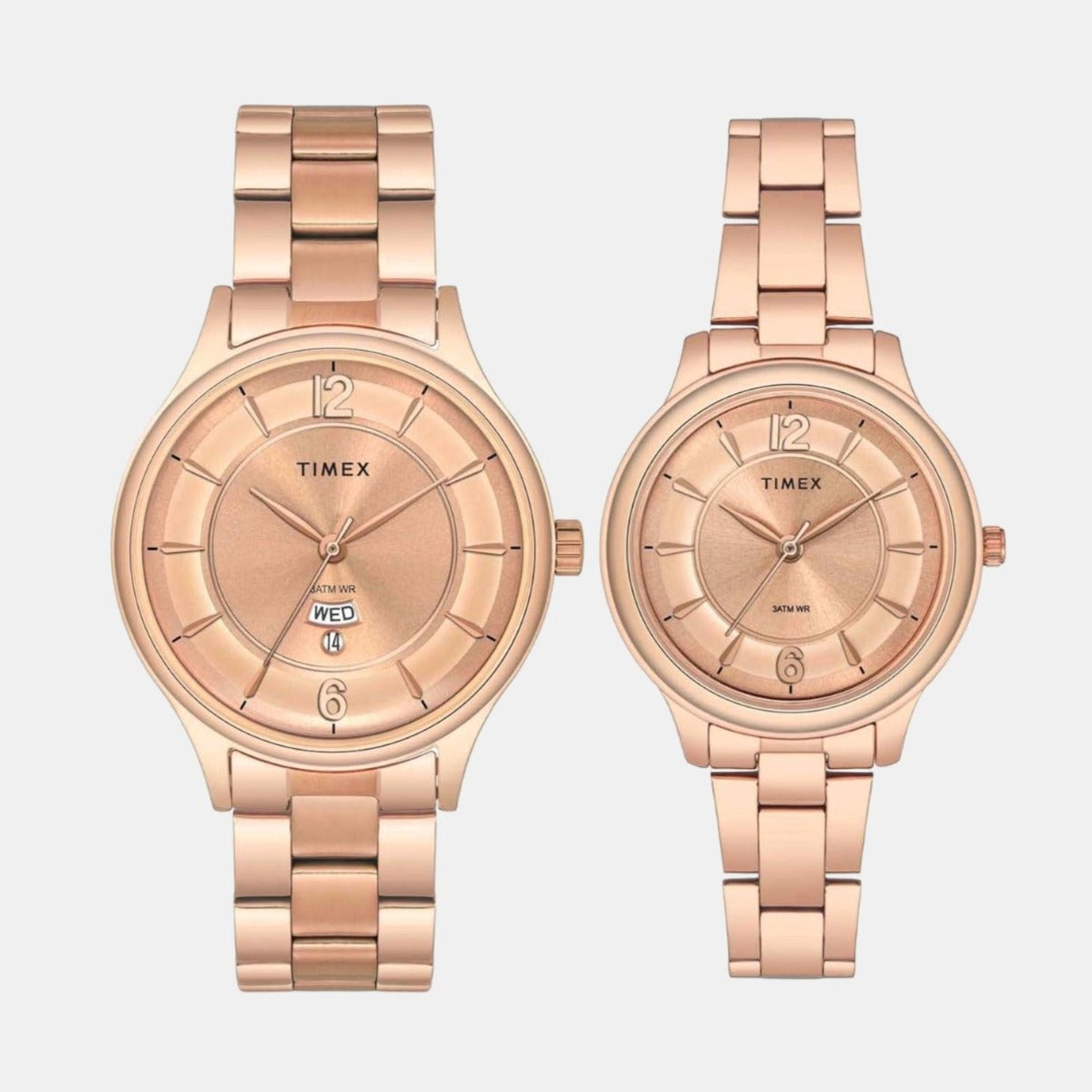 Timex Round Rose Gold Analog watch