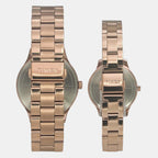 Timex Couple Round Rose Gold watch