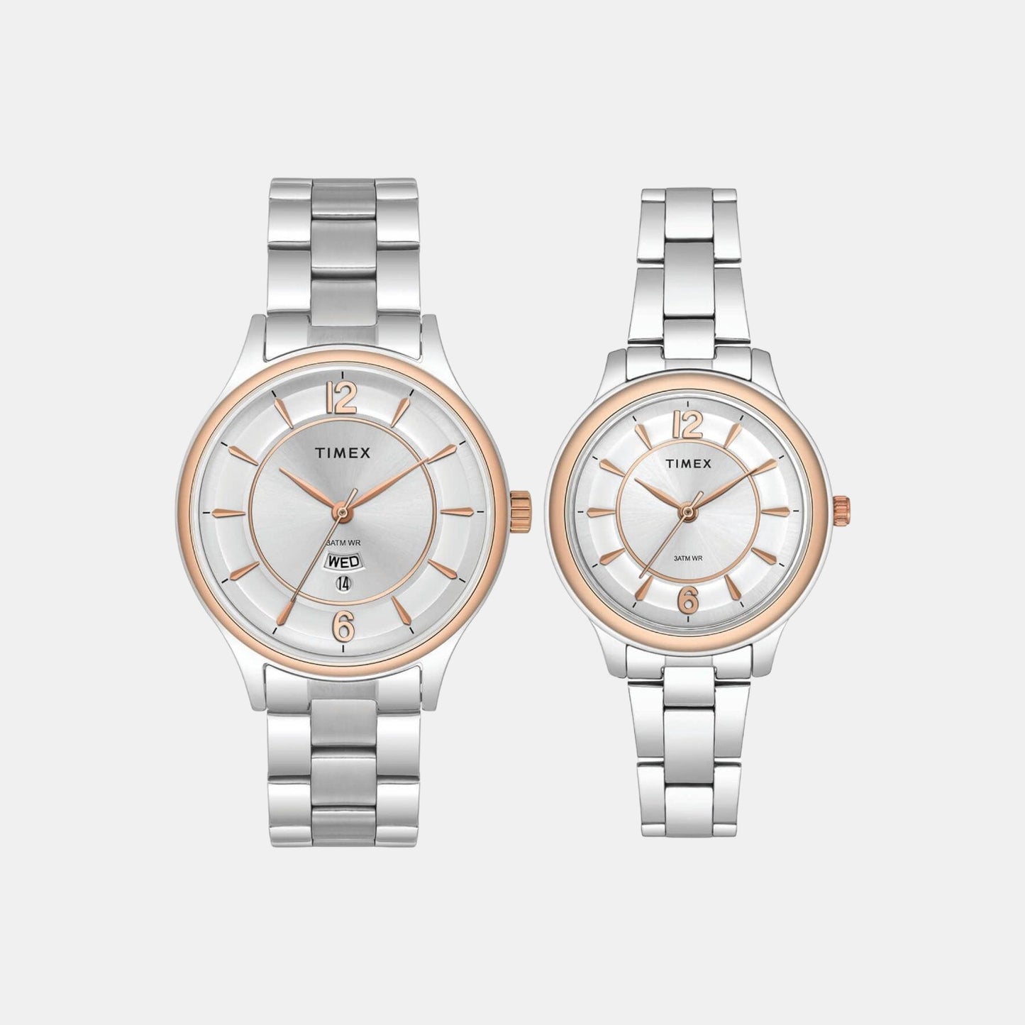 Couple Silver Couple Analog Stainless Steel Watch TW00PR274