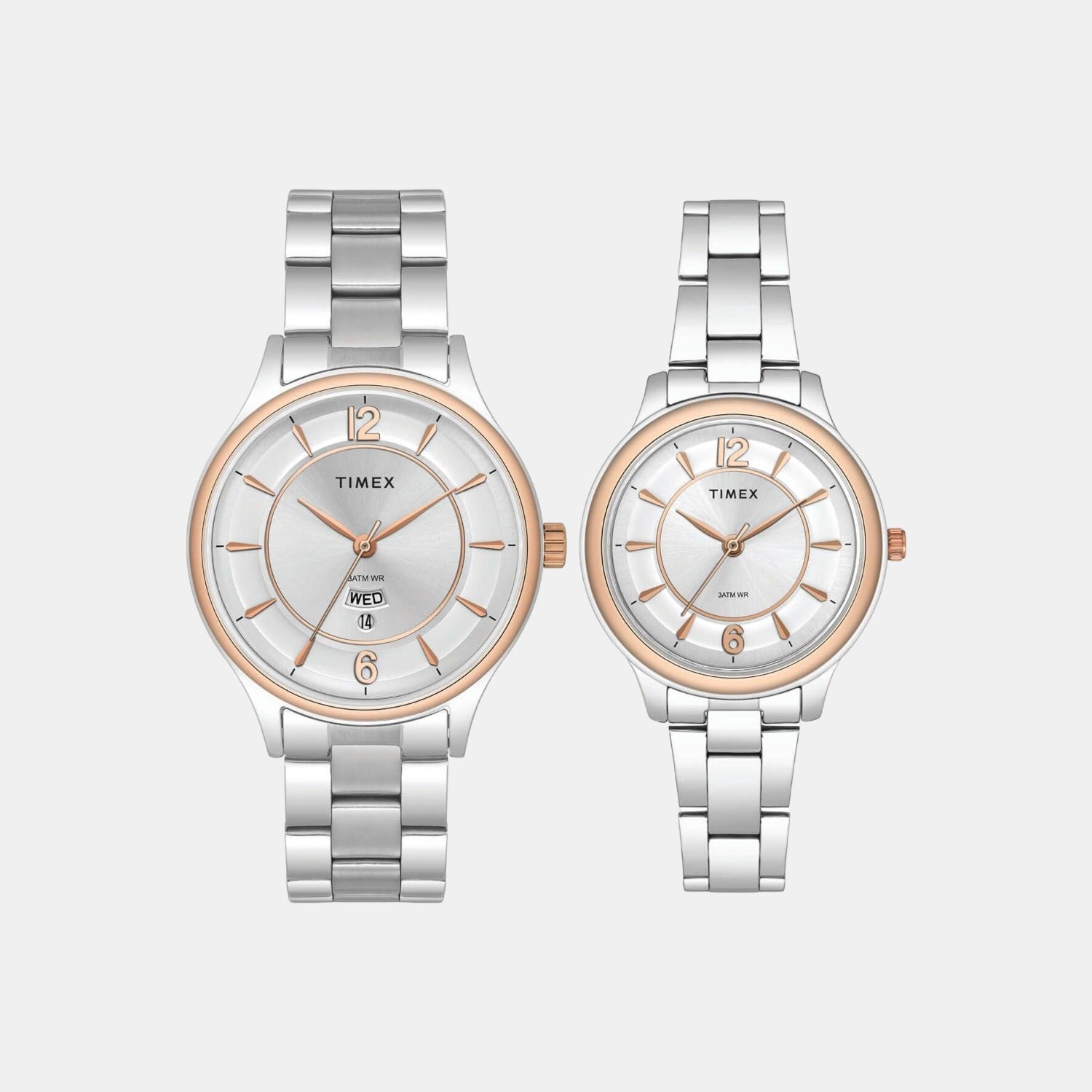Timex Round Silver Analog watch