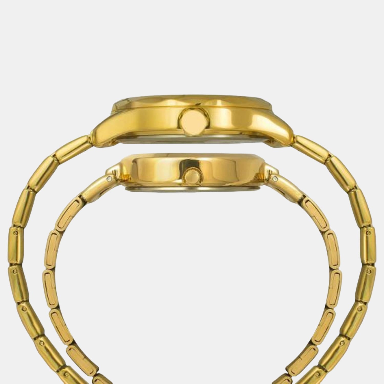 Timex Couple Round Silver watch