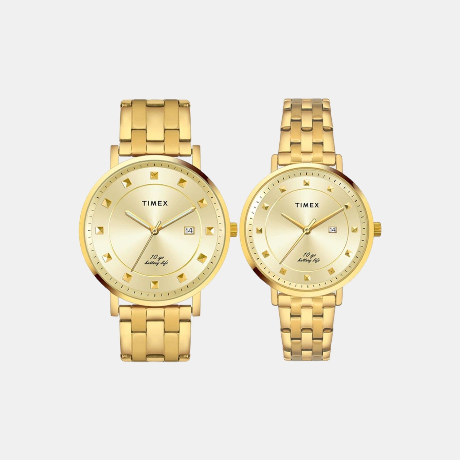 Timex Round Gold Analog watch