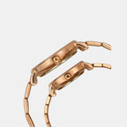 Timex Couple Round Silver watch