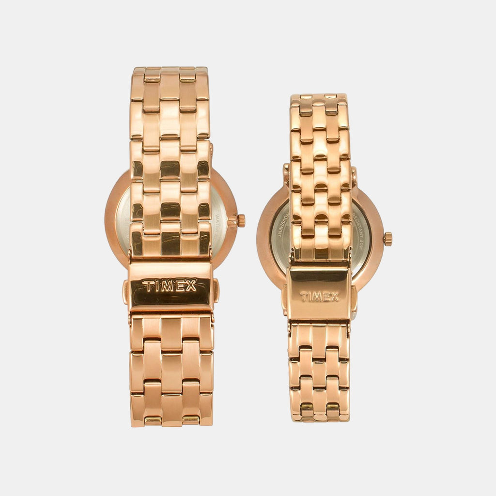 Timex Brass Round watch