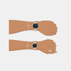 Timex Round Quartz Analog Couple watch