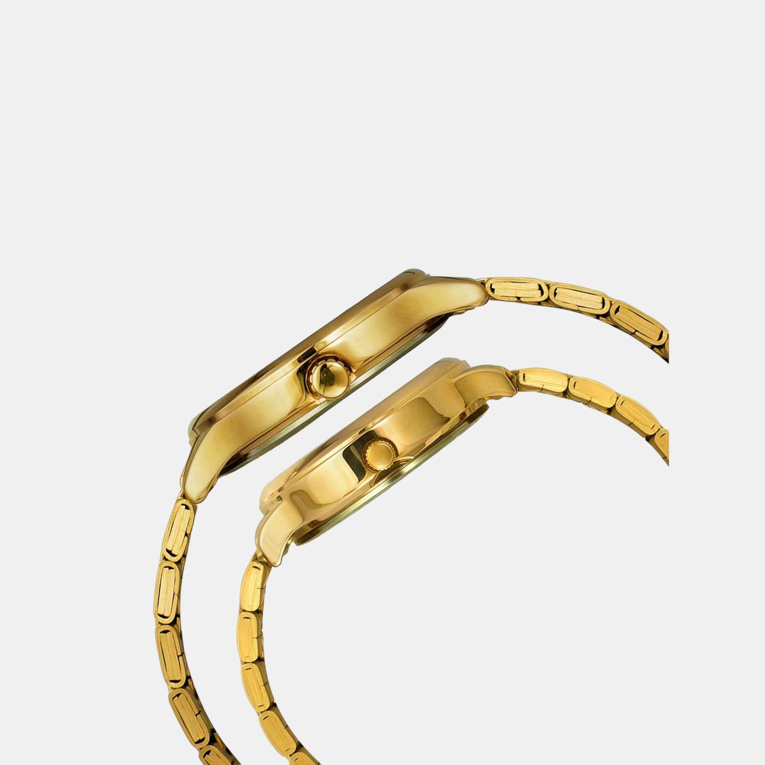 Timex Couple Round Black watch