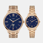 Timex Round Blue Analog watch