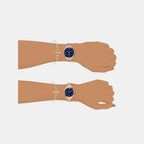 Timex Round Quartz Analog Couple watch