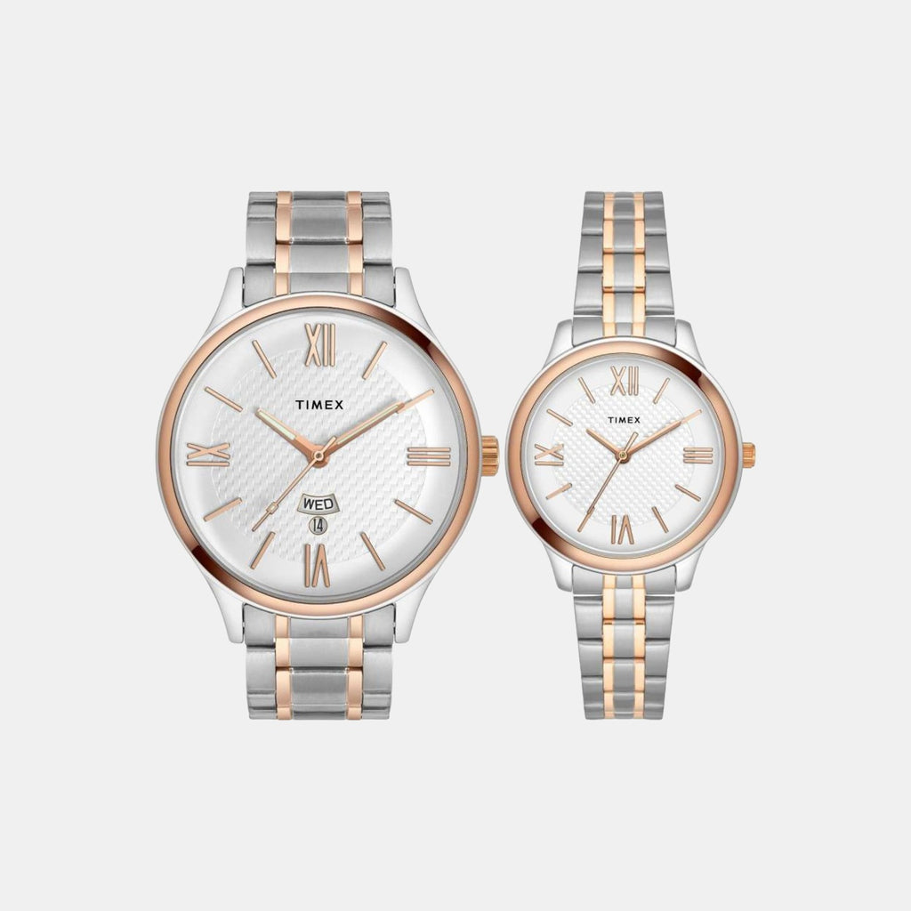 Timex Round Silver Analog watch