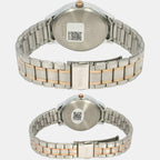 Timex Couple Round Silver watch
