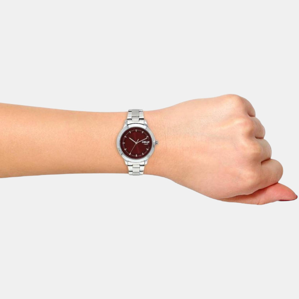 Helix Stainless Steel Red watch