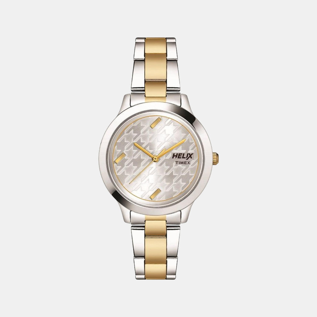 Helix Round Silver Analog watch