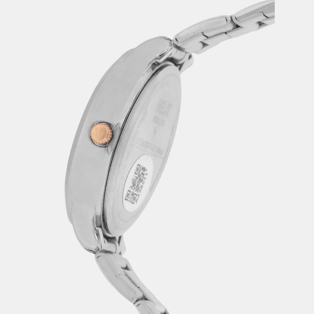 Helix Stainless Steel Round watch
