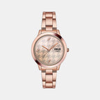 Helix Round Rose Gold Analog watch