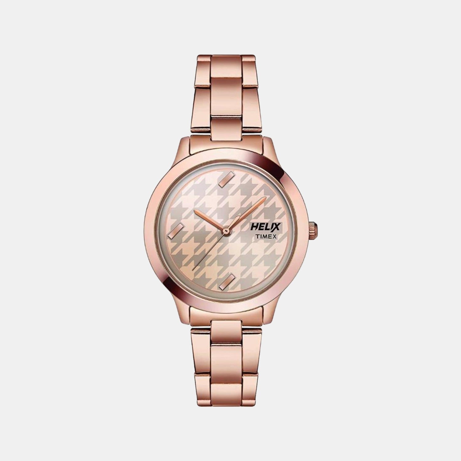 Helix Round Rose Gold Analog watch