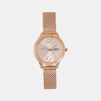 Helix Round Rose Gold Analog watch