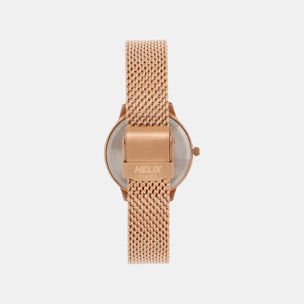 Helix Stainless Steel Round watch