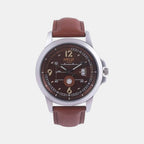 Helix Round Brown Analog watch