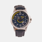 Helix Round Blue Analog watch