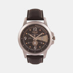 Helix Round Black Analog watch