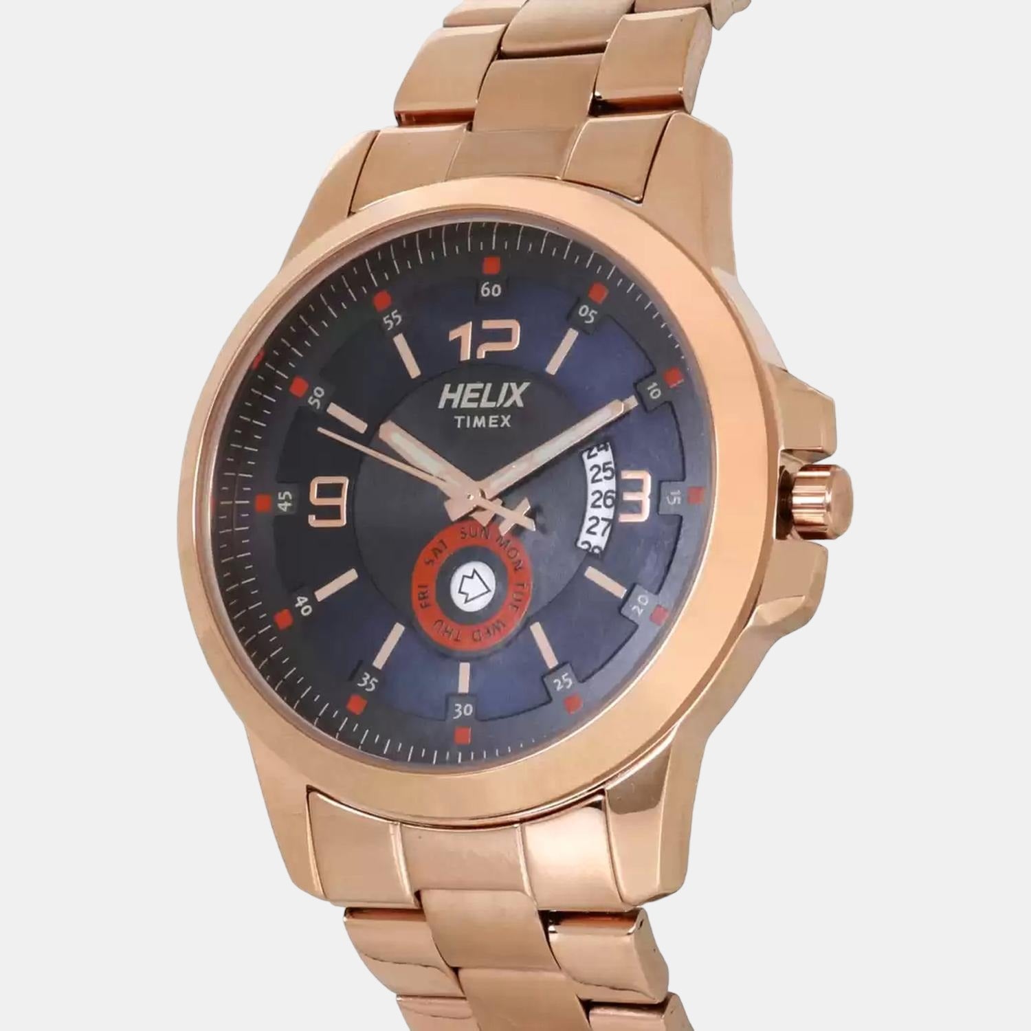 Helix Men Round Blue watch