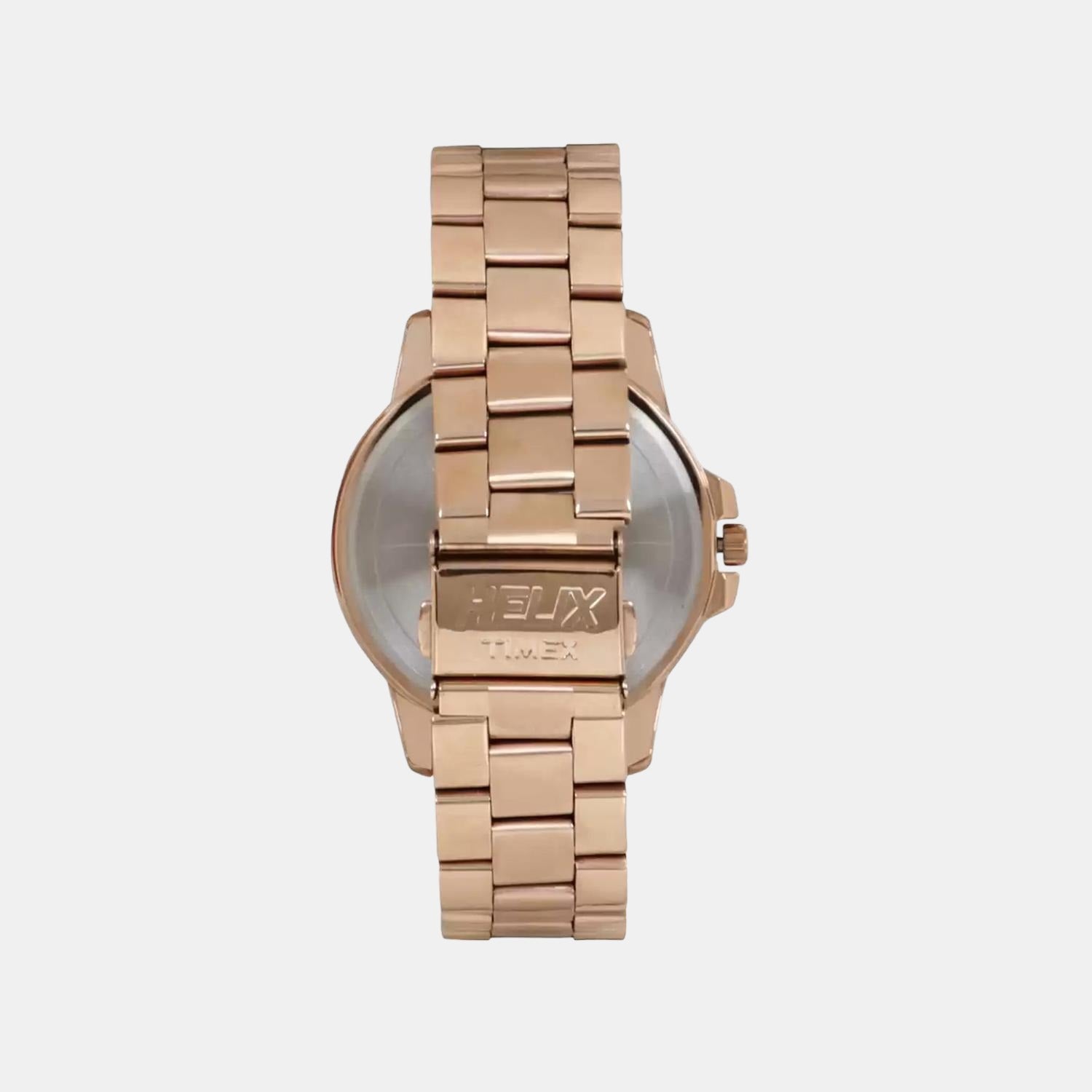 Helix Stainless Steel Round watch