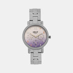 Helix Round Purple Chronograph watch