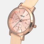 Helix Leather Pink watch