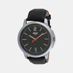 Helix Round Black Analog watch