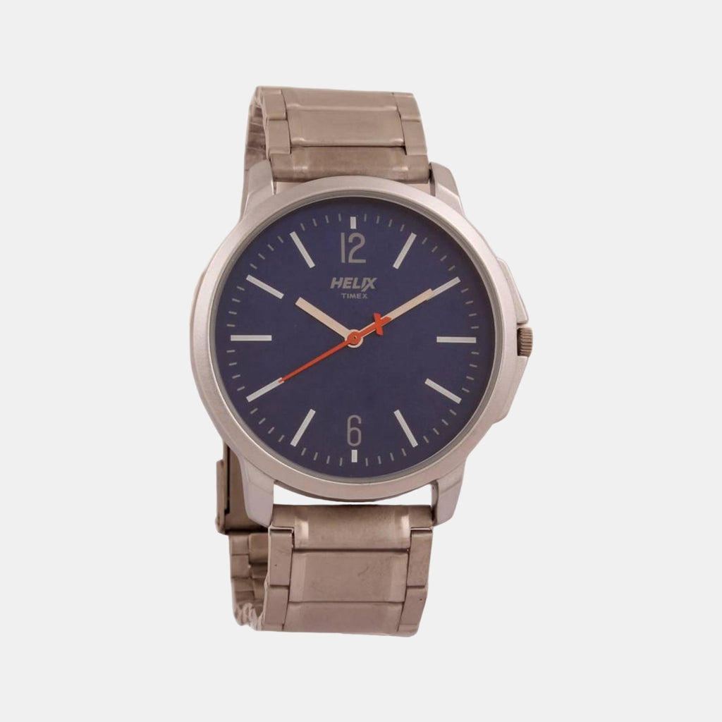 Helix Round Blue Analog watch