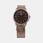 Helix Round Grey Analog watch