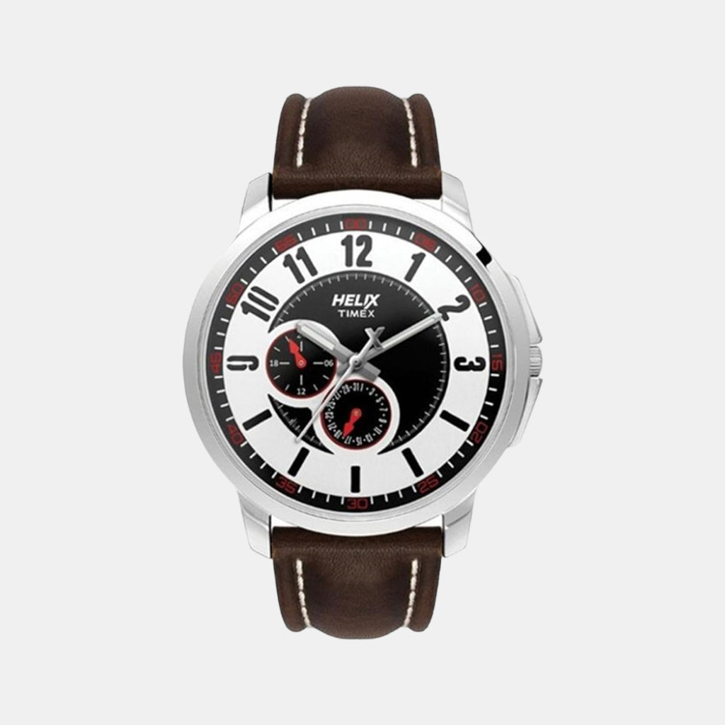 Helix Round Black Analog watch