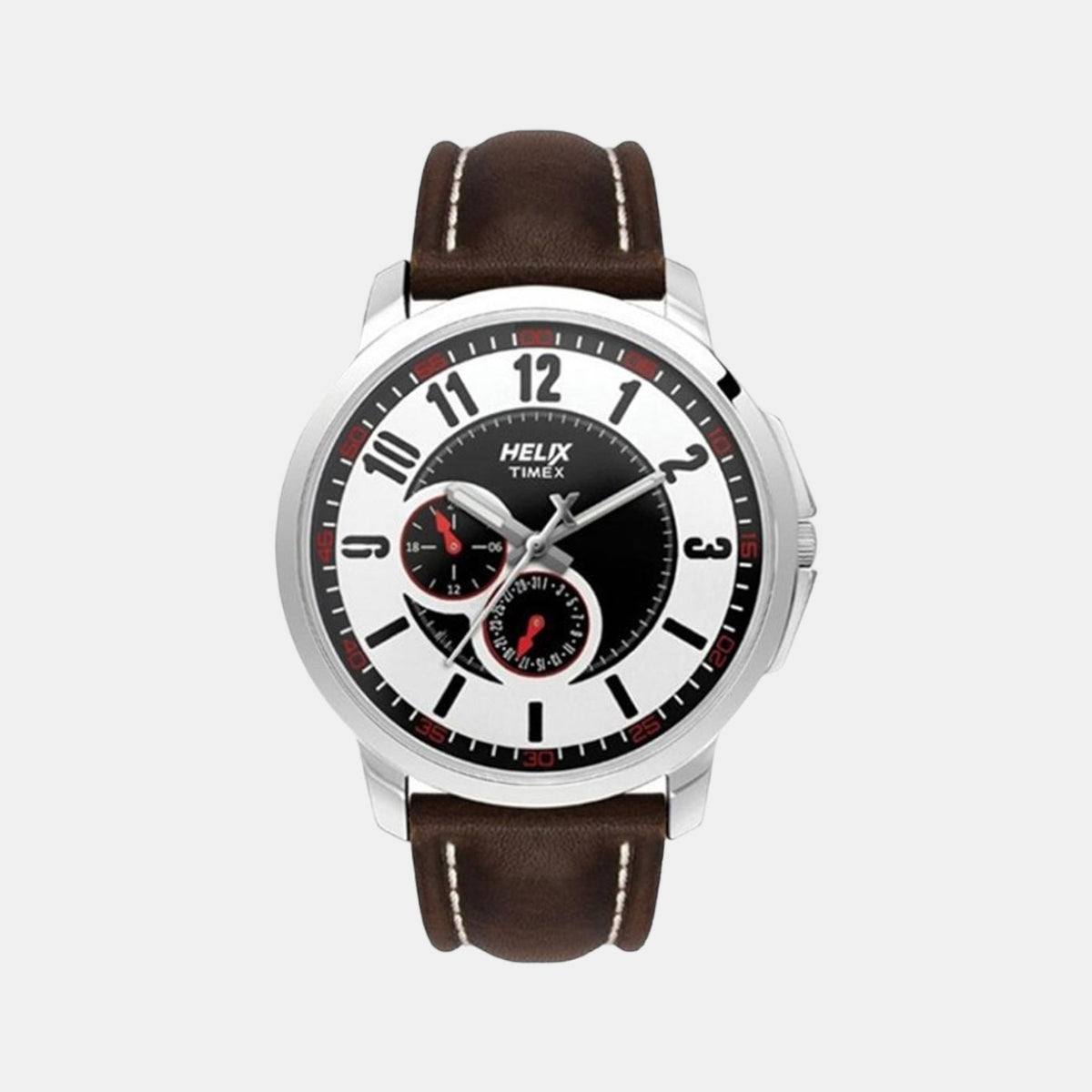 Helix Round Black Analog watch
