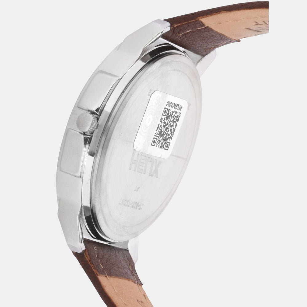 Helix Stainless Steel Round watch