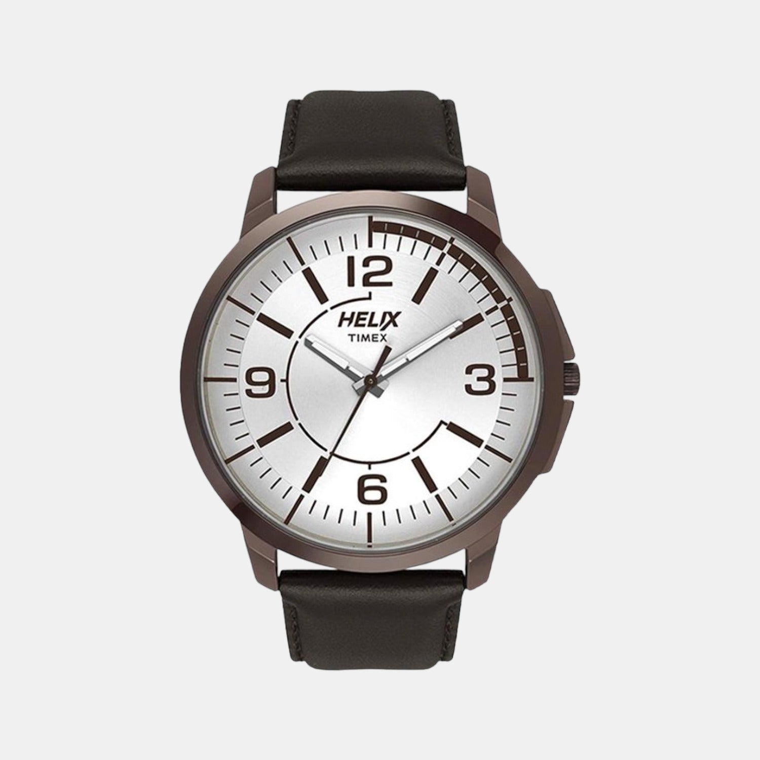 Helix Round Silver Analog watch
