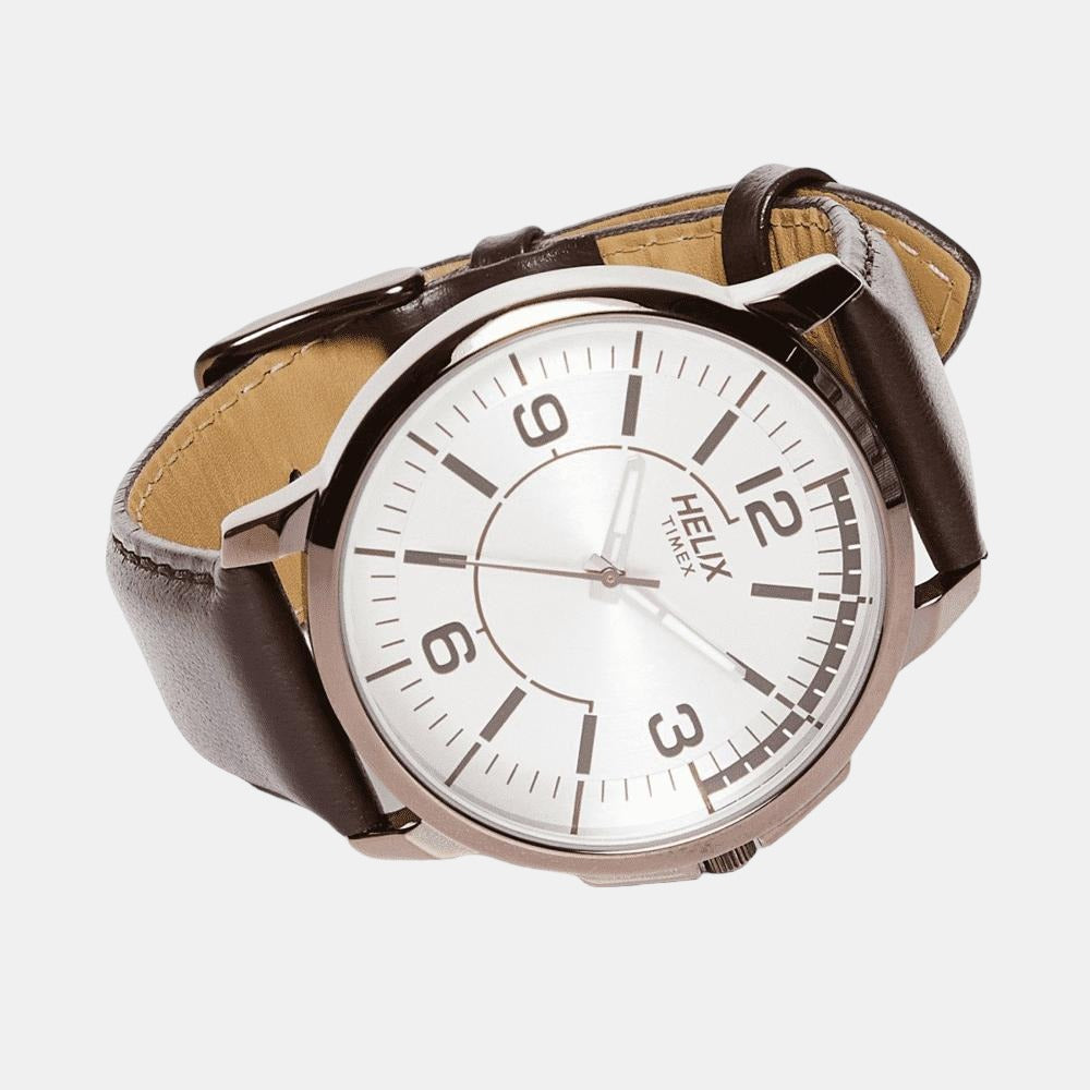 Helix Stainless Steel Round watch