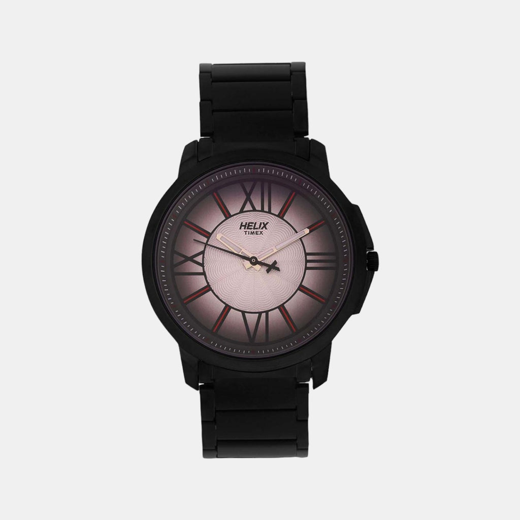 Helix Round Grey Analog watch