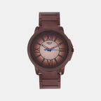 Helix Round Brown Analog watch