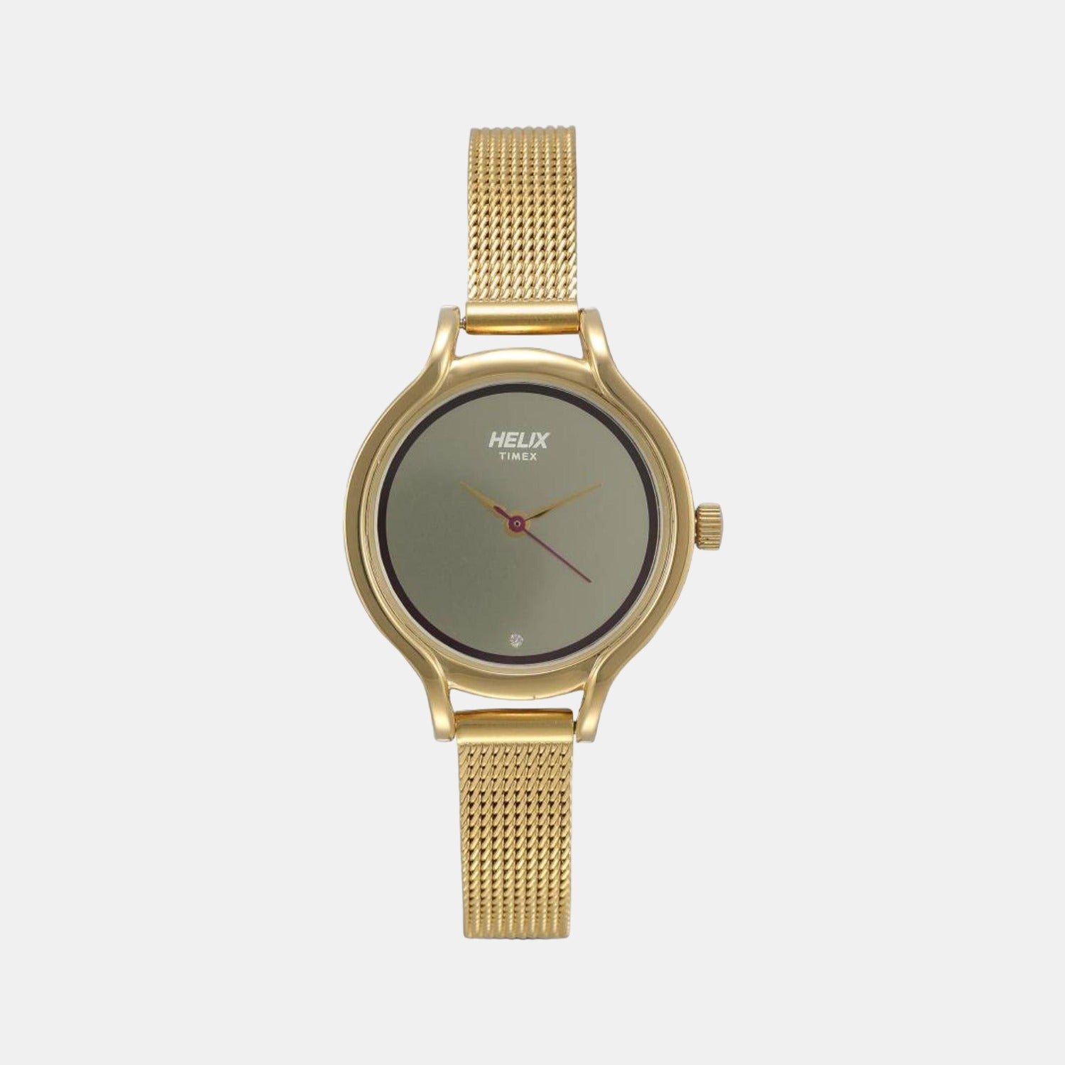 Helix Round Gold Analog watch